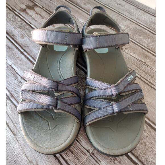 Teva Tirra Sandals in Bering Sea Women's 7.5 Hiking Outdoors Comfort - Picture 3 of 11